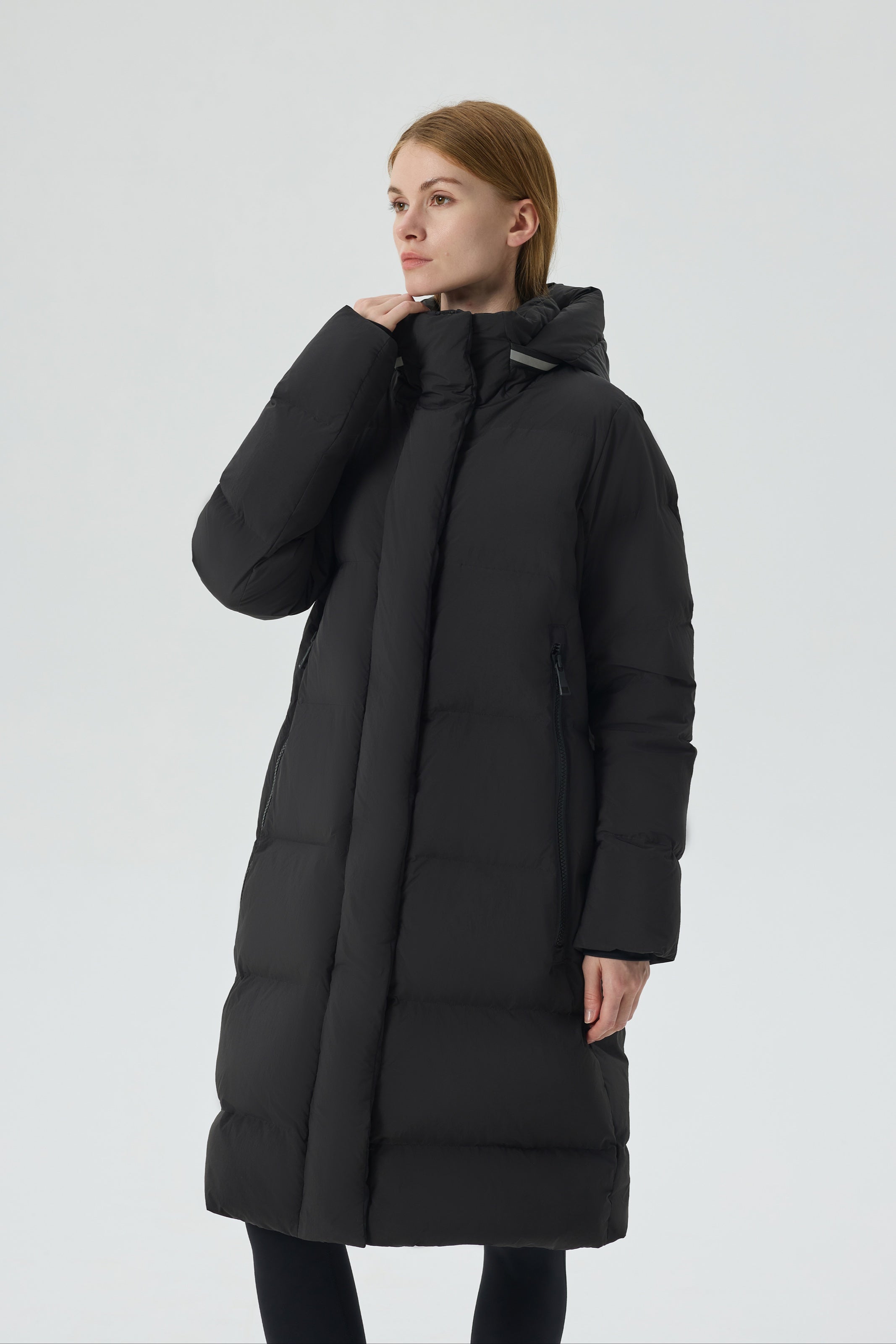 Summit Breeze Long Down Puffer black view 6