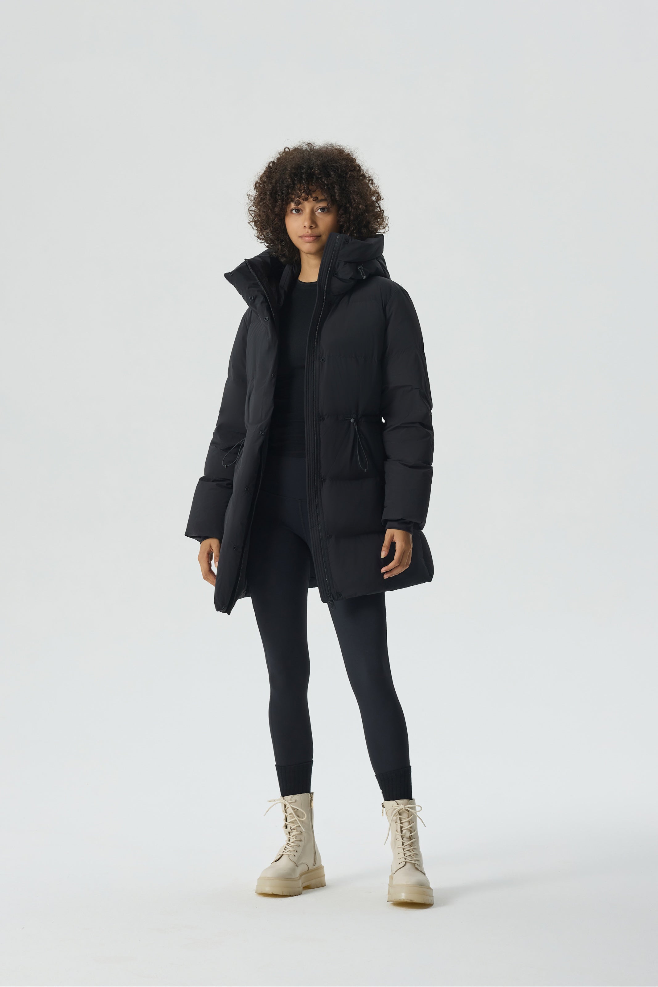 Nimbus Haven Down Puffer black view 5