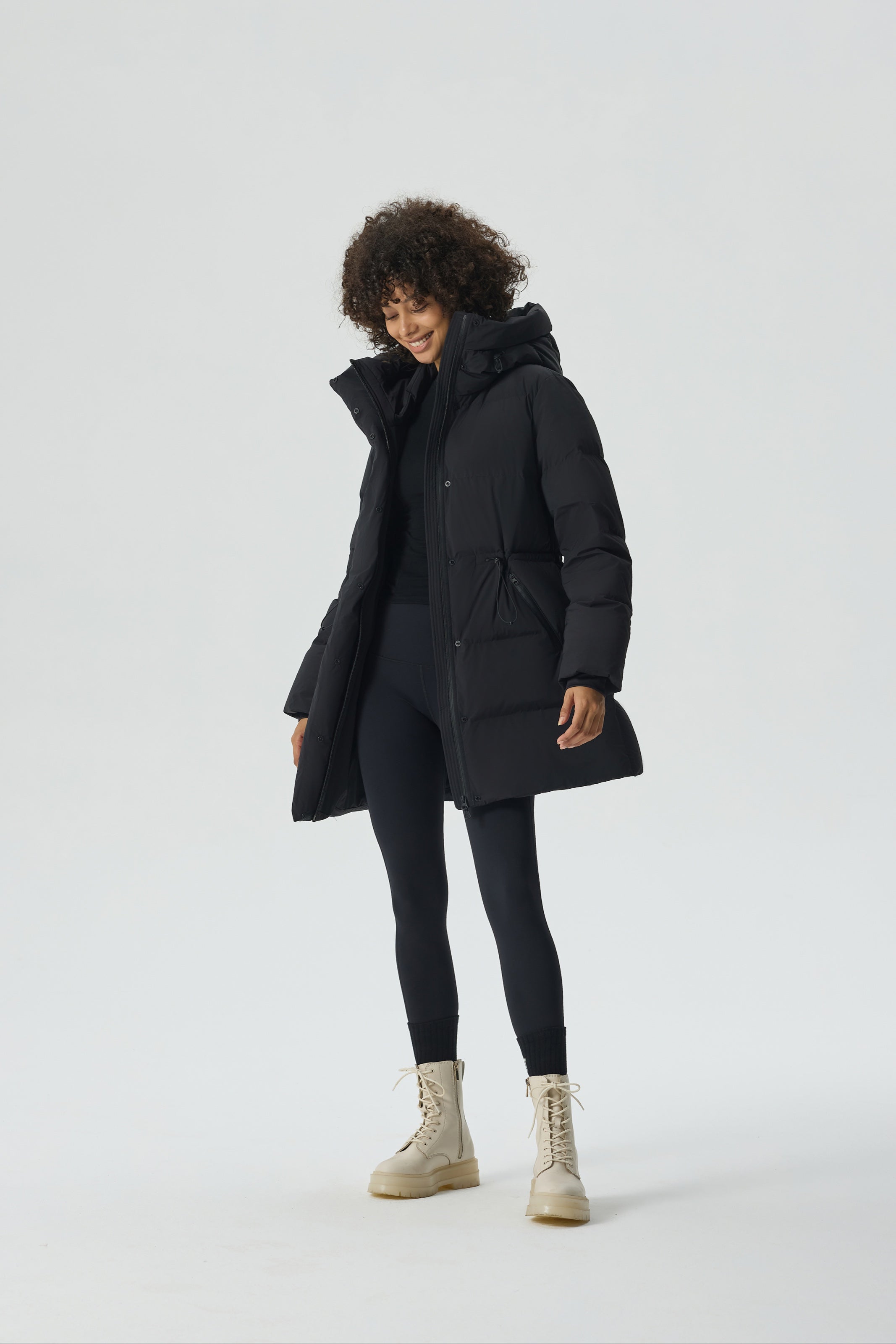 Nimbus Haven Down Puffer black view 9