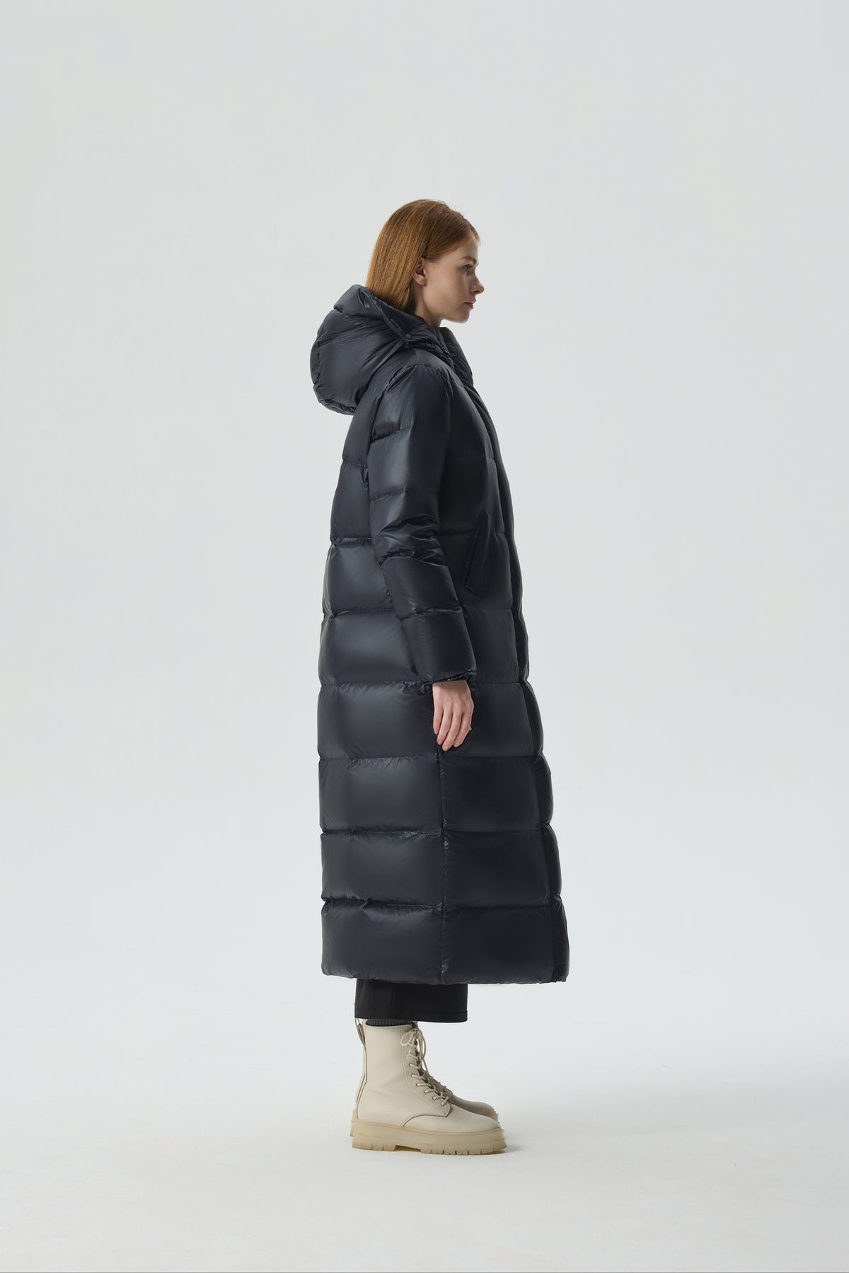 Waukee Women Long Down Puffer view 2