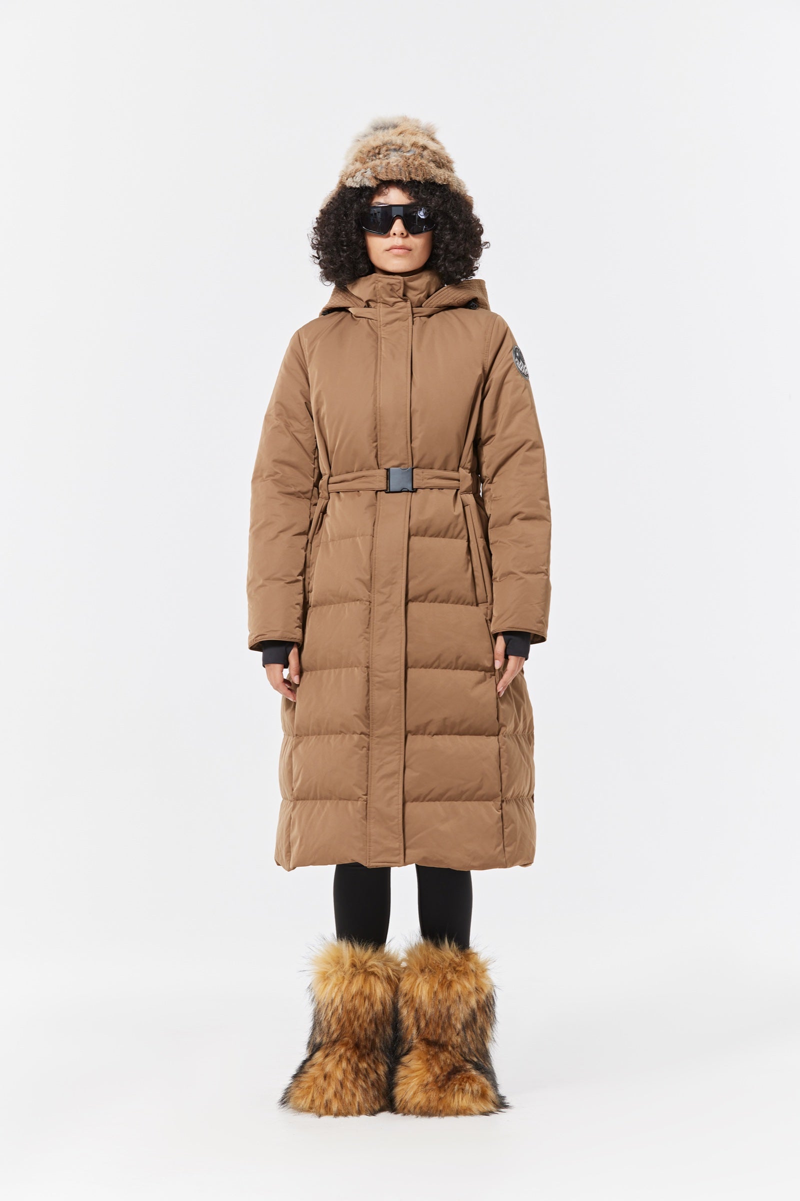 Olym Women's Long Down Jacket