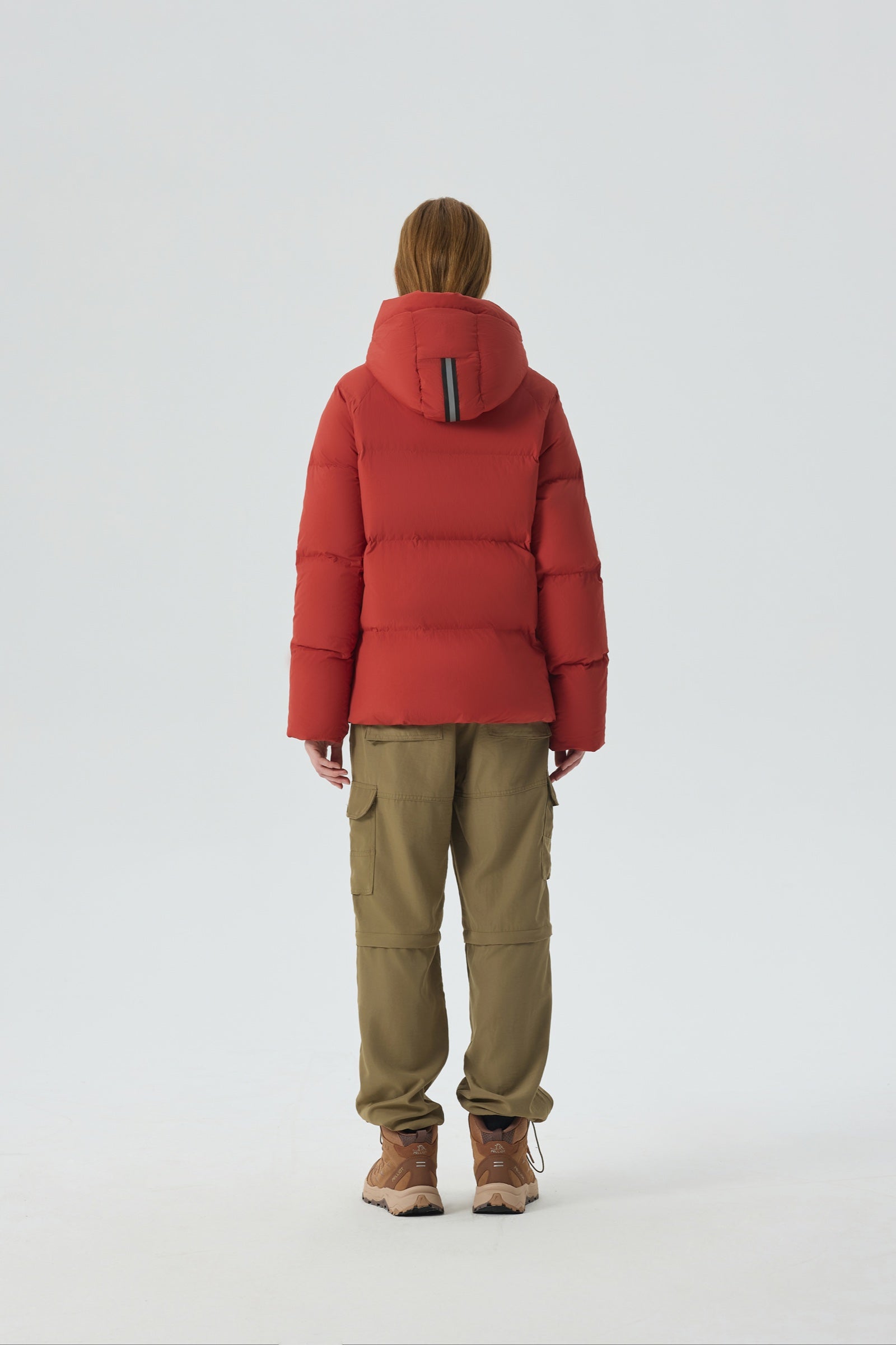 Summit Breeze Short Down Puffer red view 3