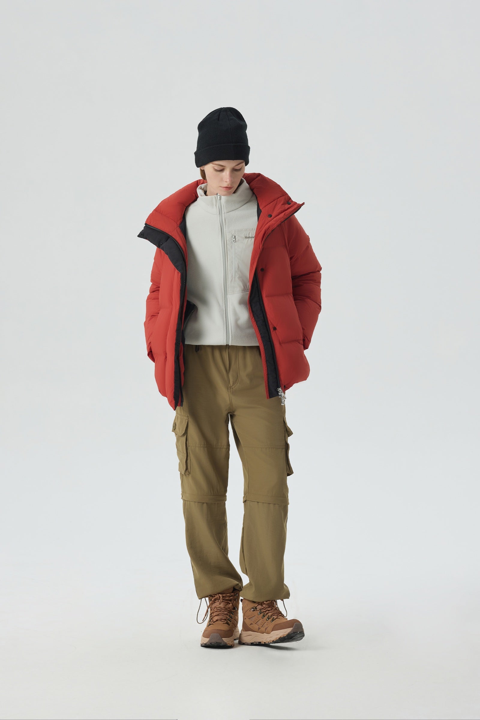 Summit Breeze Short Down Puffer red view 4