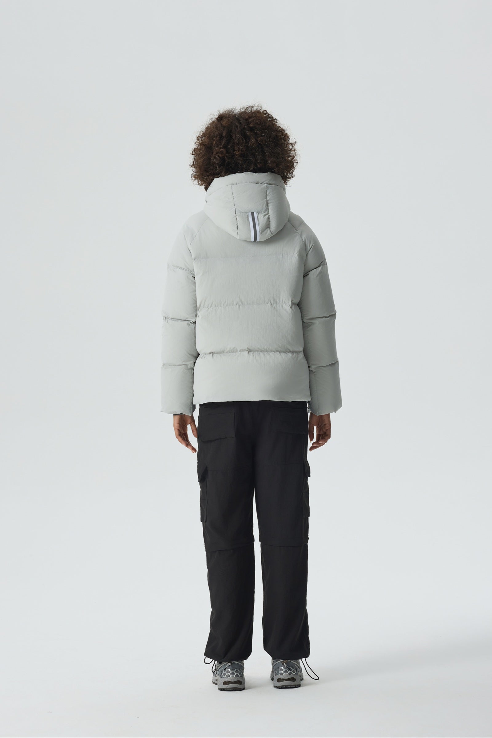 Summit Breeze Short Down Puffer silver view 4