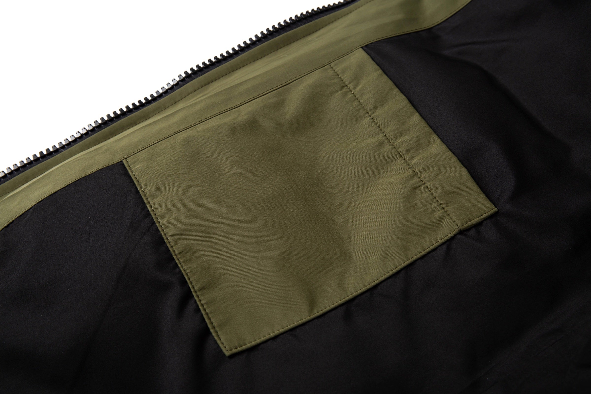 Waukee Long Down Parka Jacket olive view 8