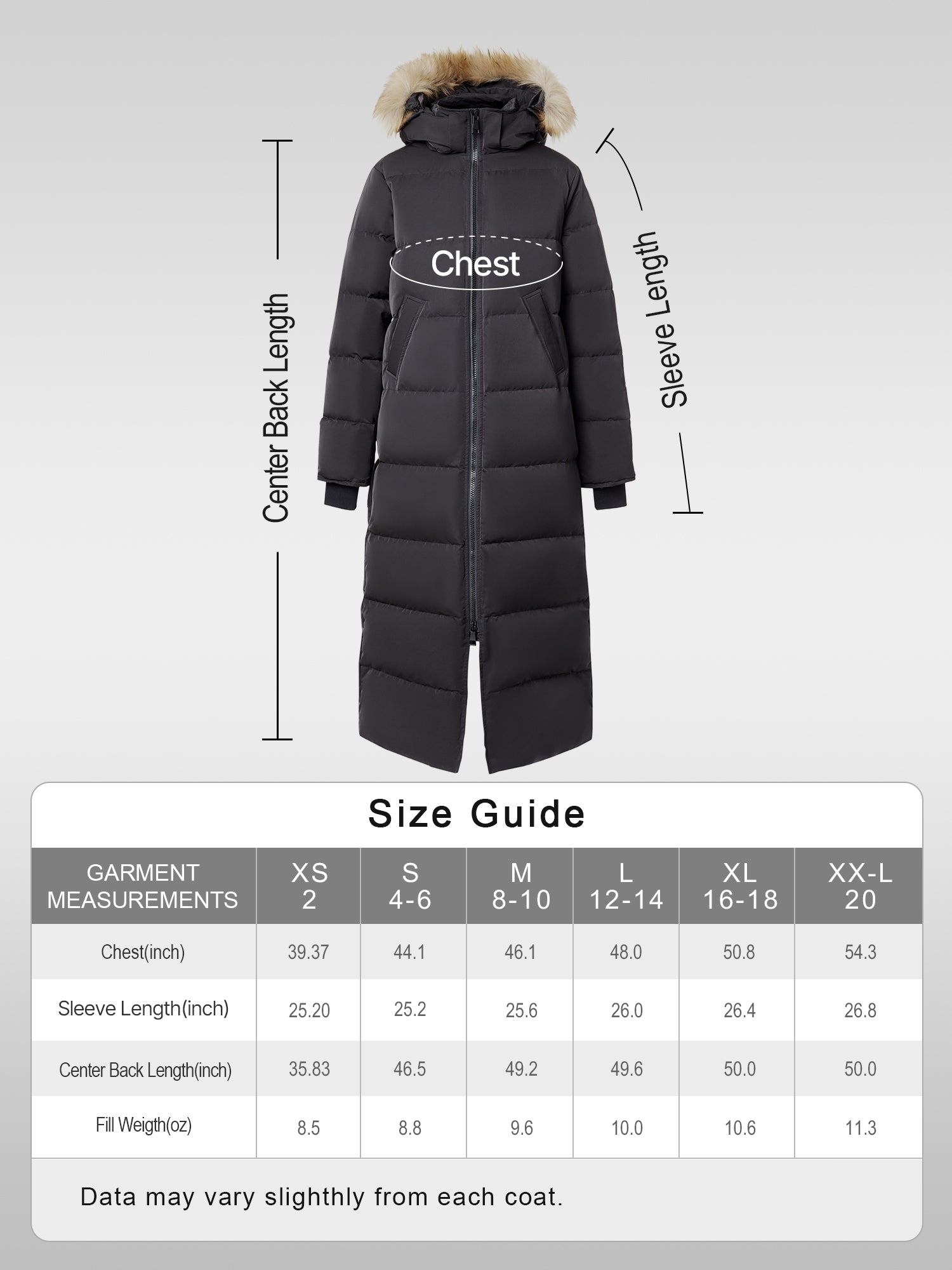 Waukee Long Down Parka Jacket