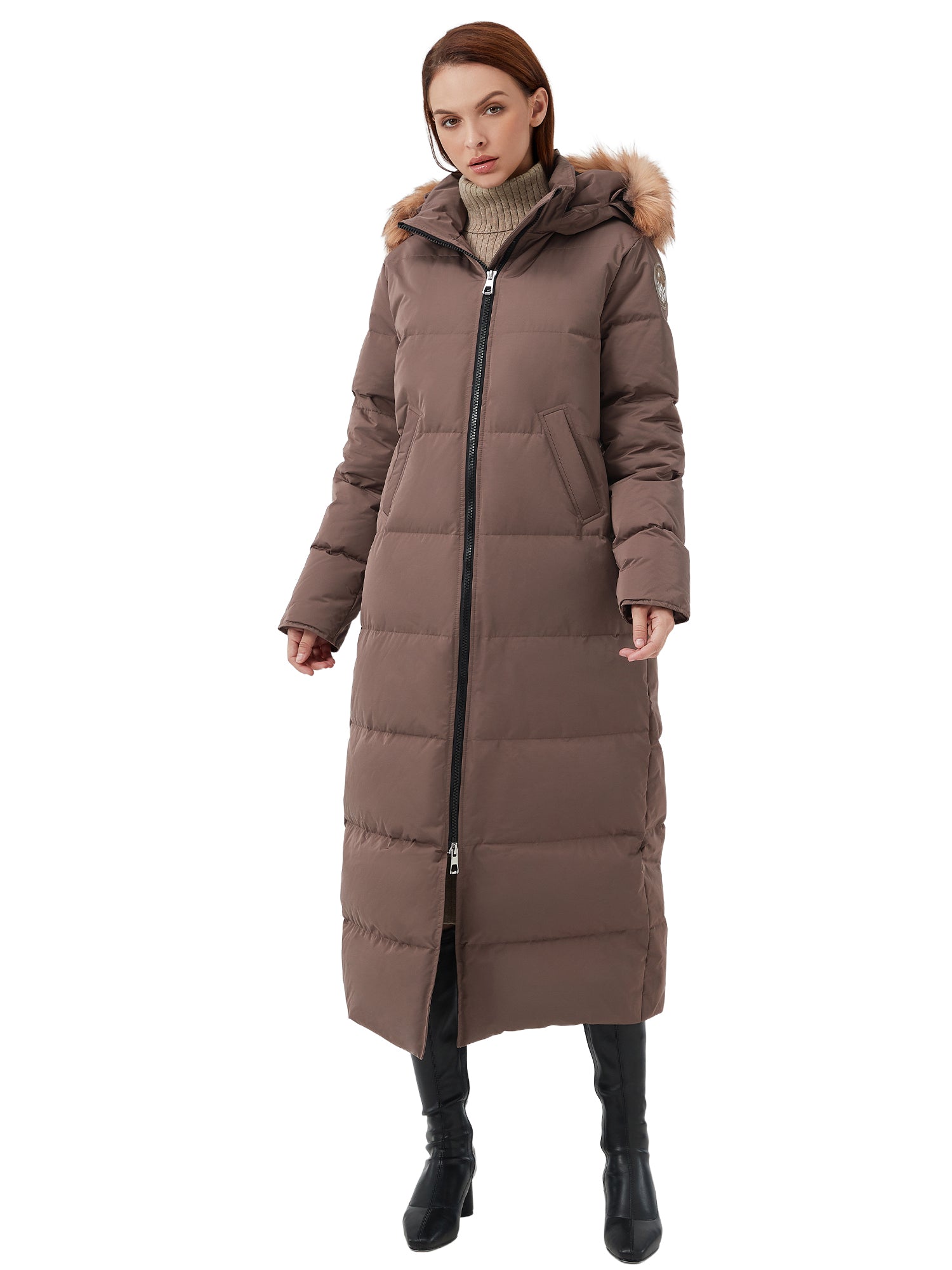 Waukee Women's Long Down Parka Jacket | Fitouch