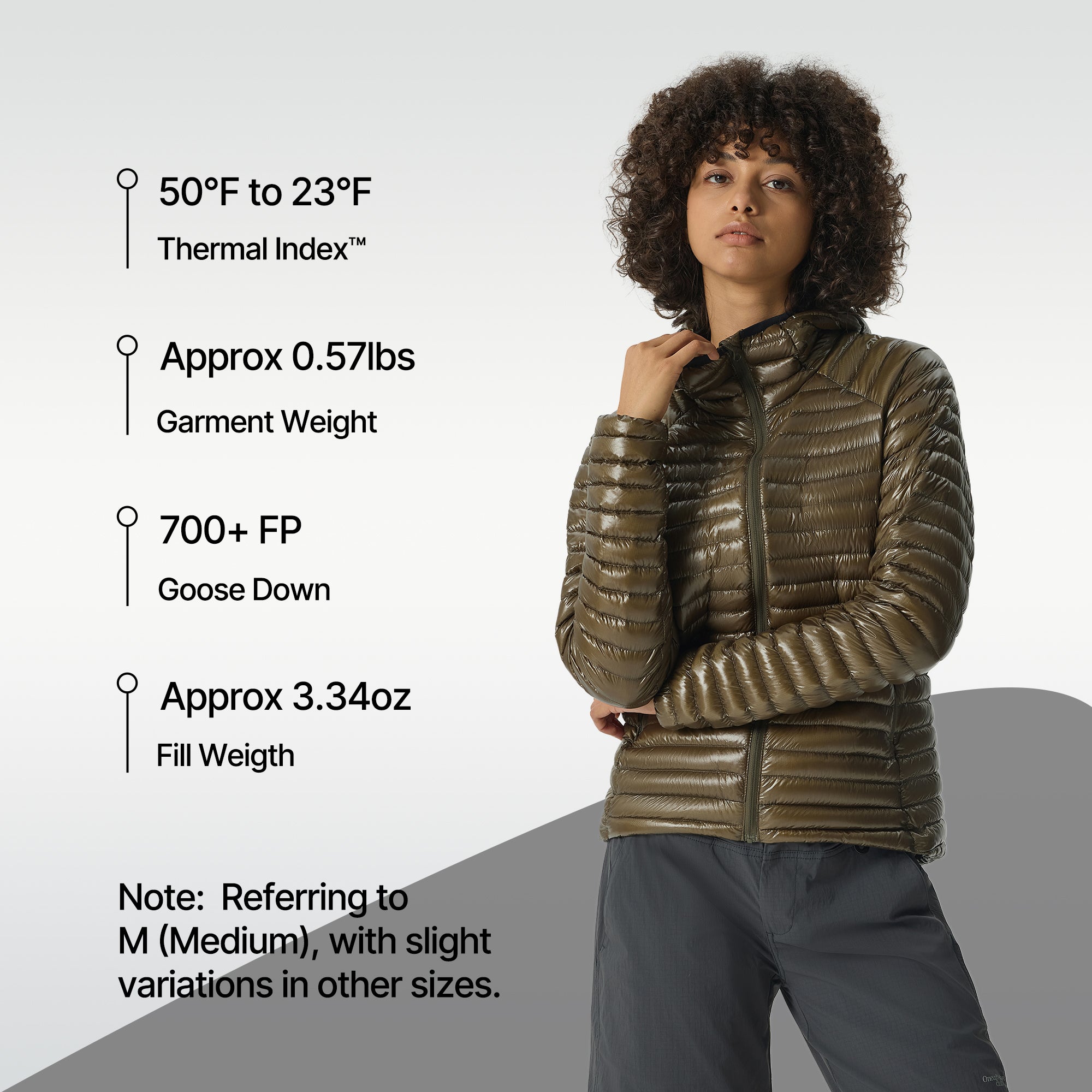 Aurora  Hoody Goose Down Jacket