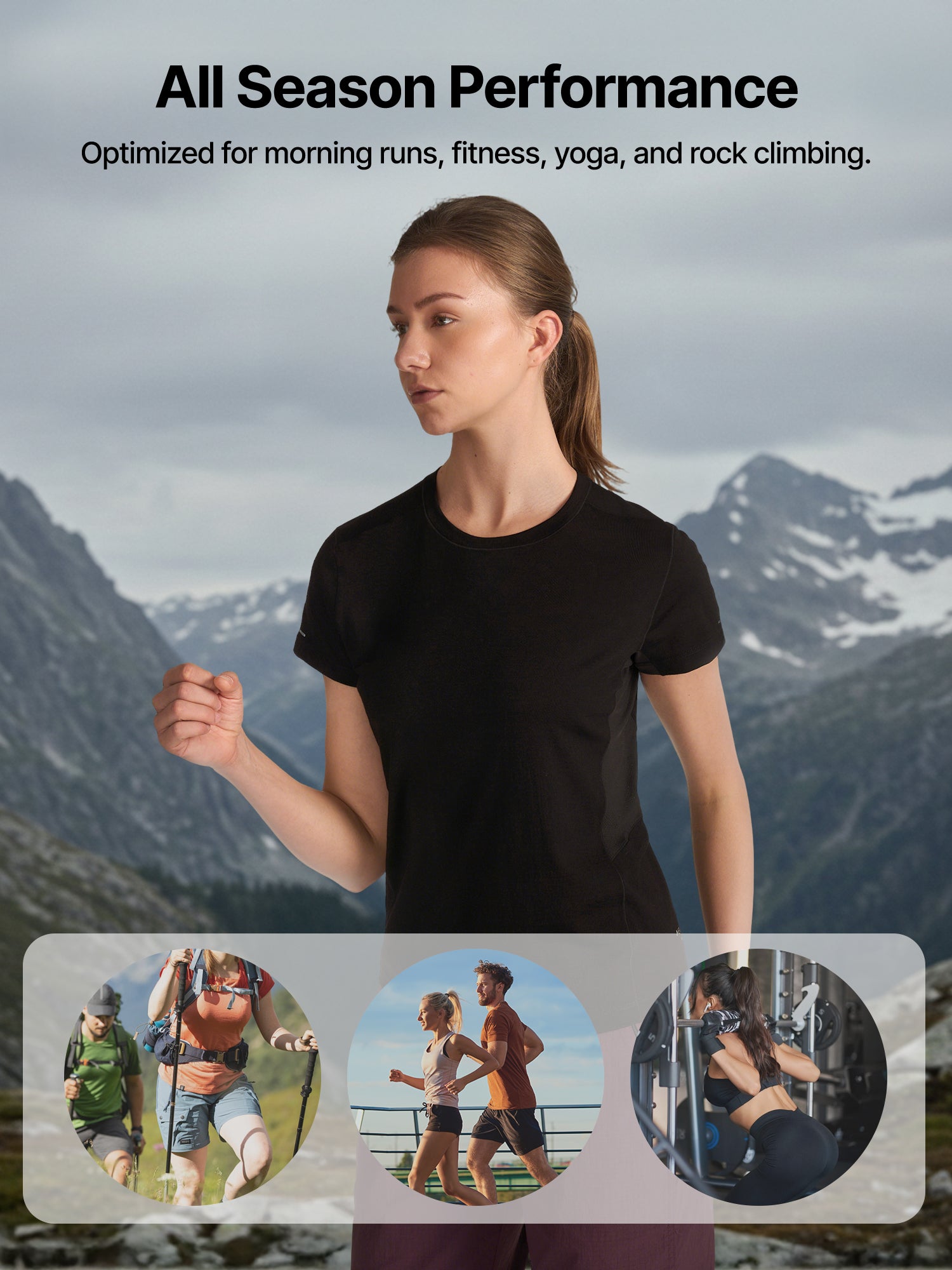 Hinterland Women Merino Wool T-Shirt