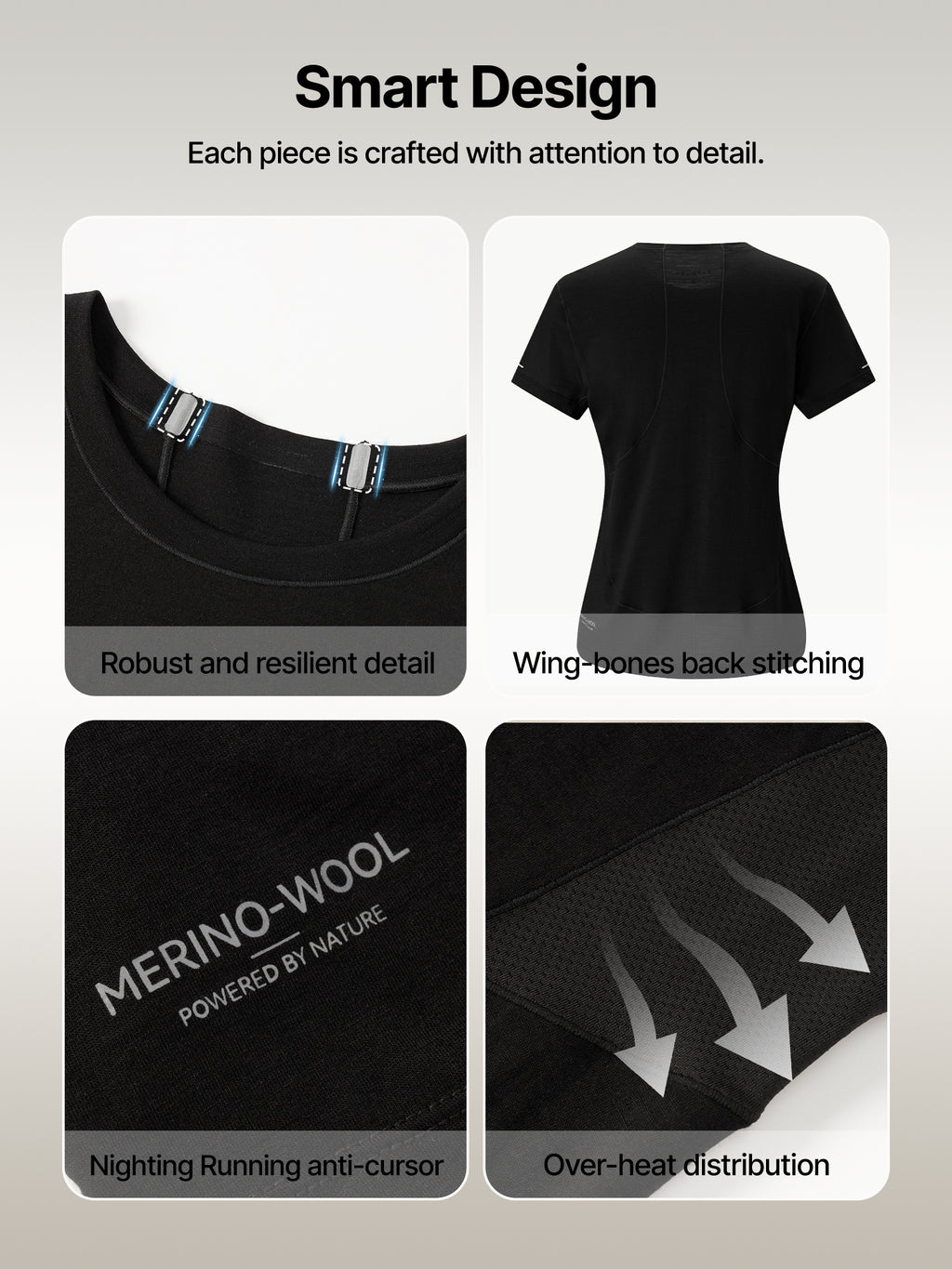 Hinterland Women Merino Wool T-Shirt