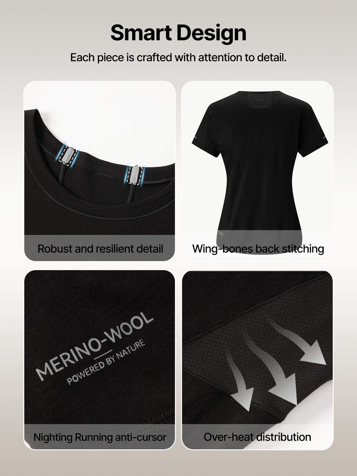 Hinterland Women Merino Wool T-Shirt