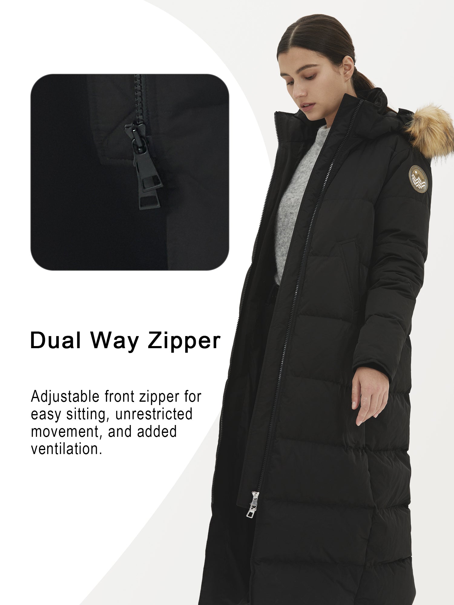Waukee Long Down Parka Jacket
