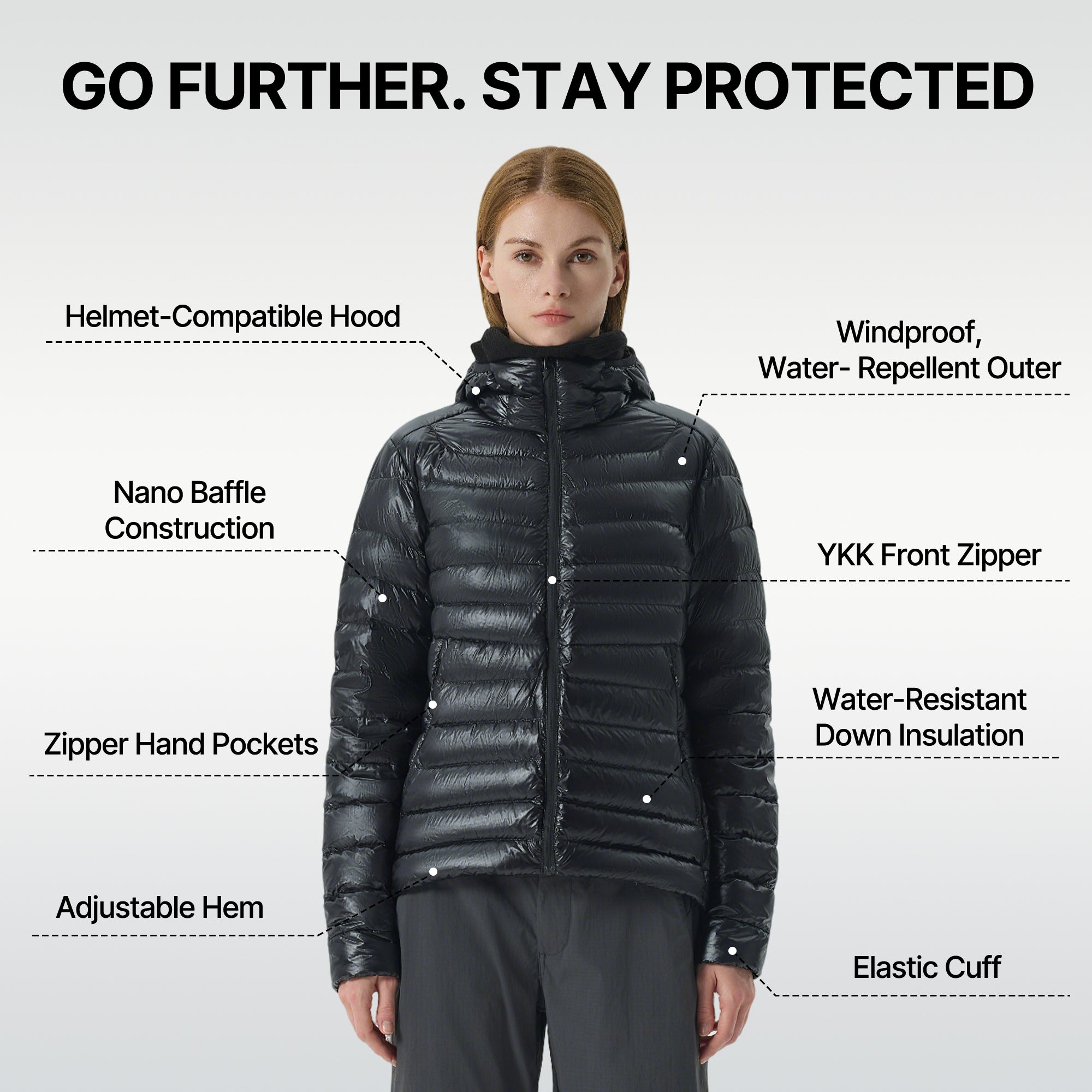 Skyline Hoody Goose Down Jacket