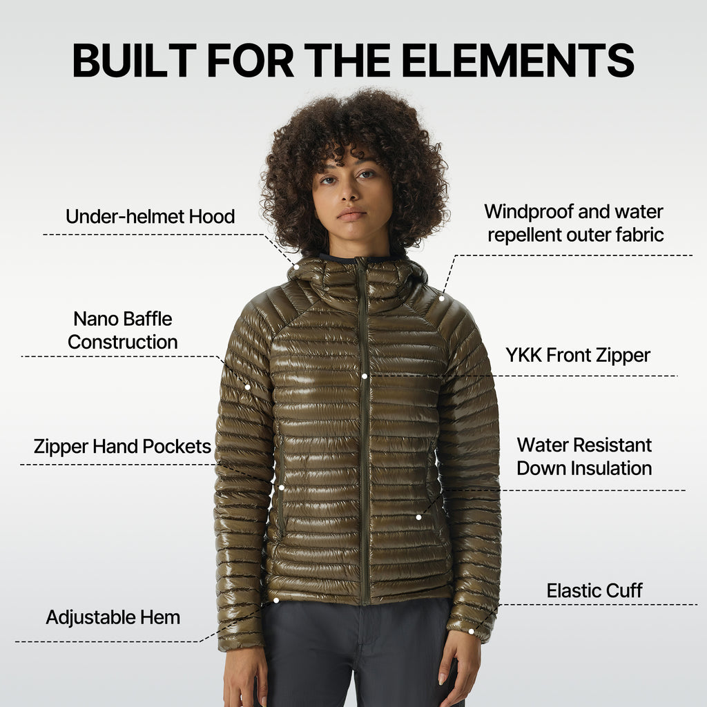 Aurora  Hoody Goose Down Jacket
