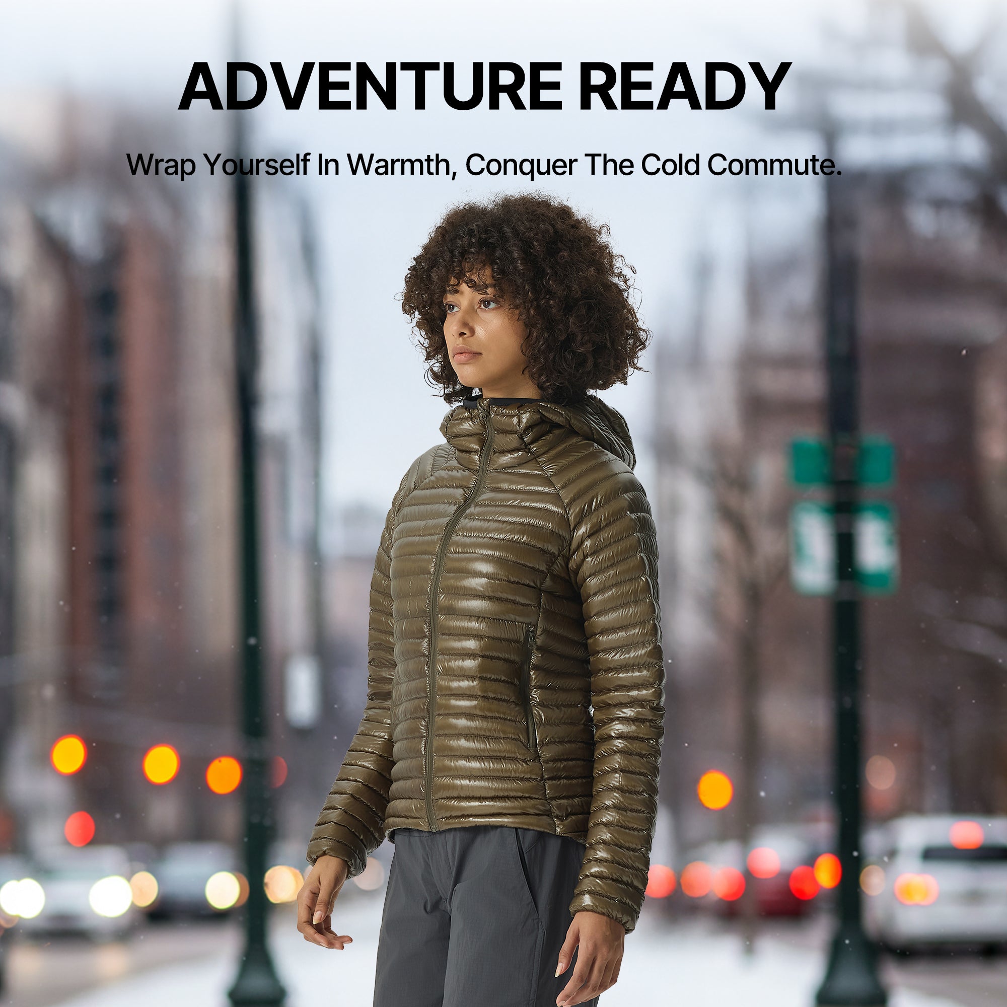Aurora  Hoody Goose Down Jacket
