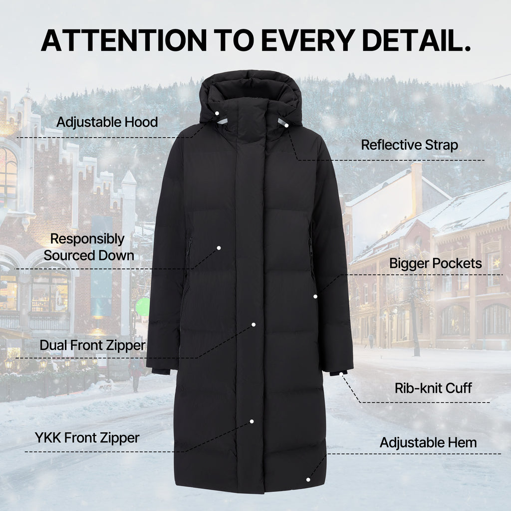 Summit Breeze  Long Down Puffer