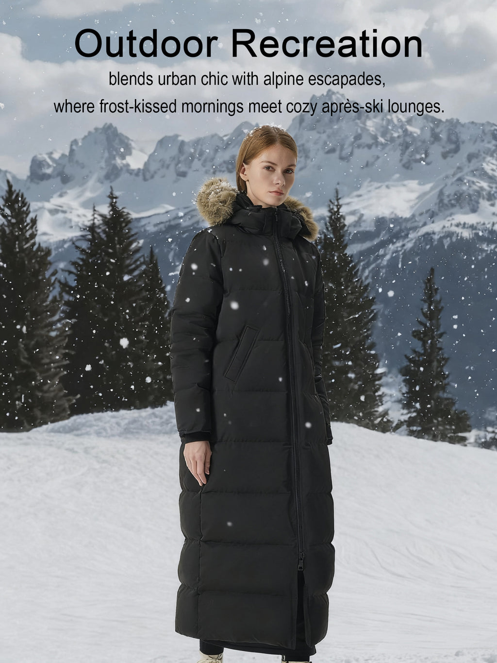 Waukee Long Down Parka Jacket