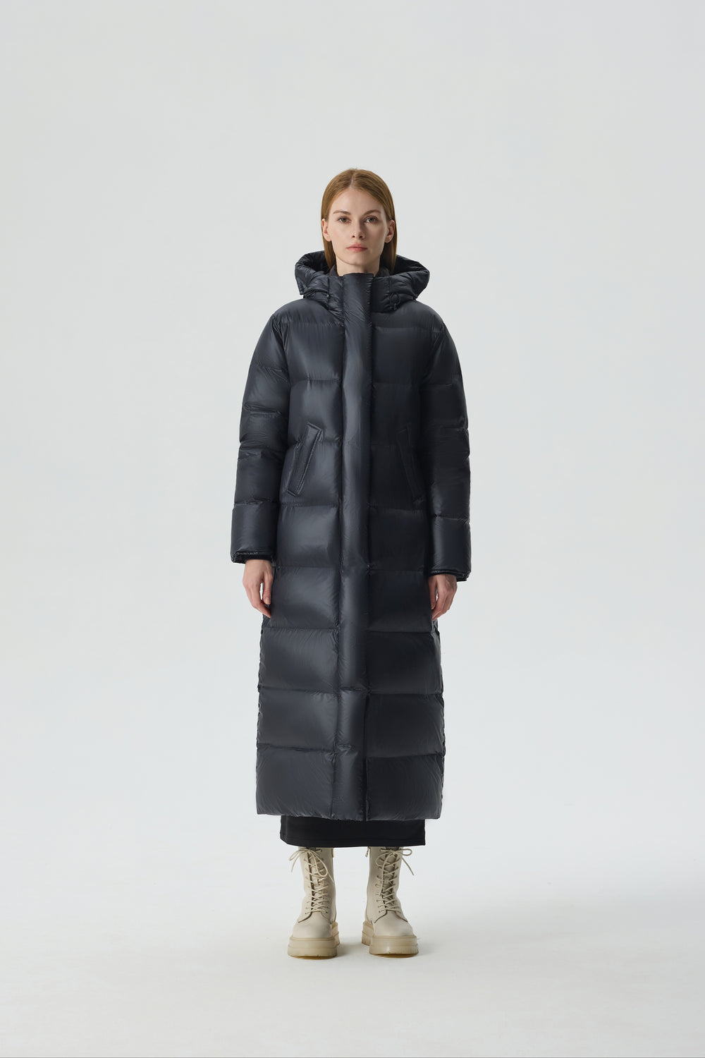 Waukee Women Long Down Puffer view 1