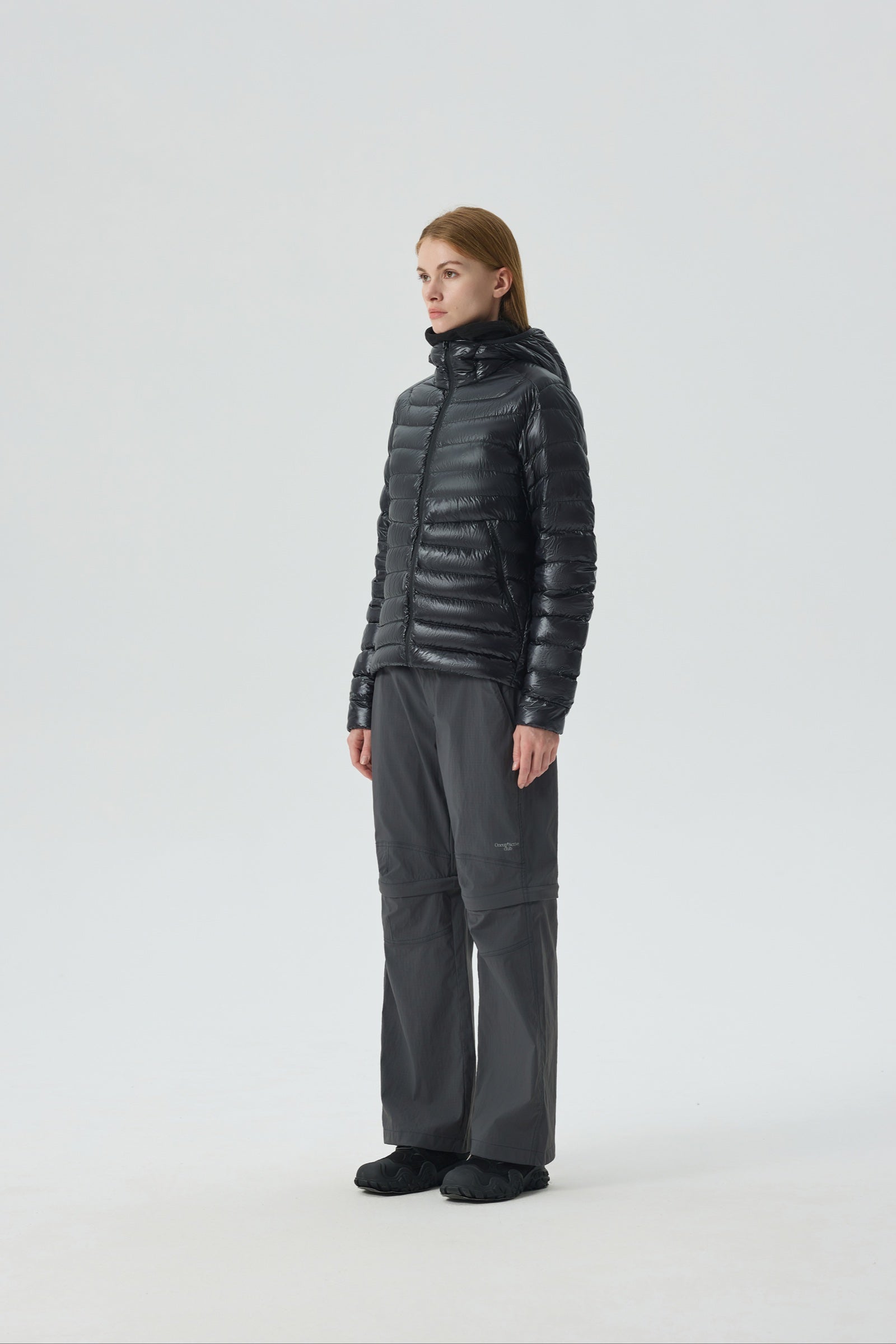 Skyline Hoody Goose Down Jacket black view 5