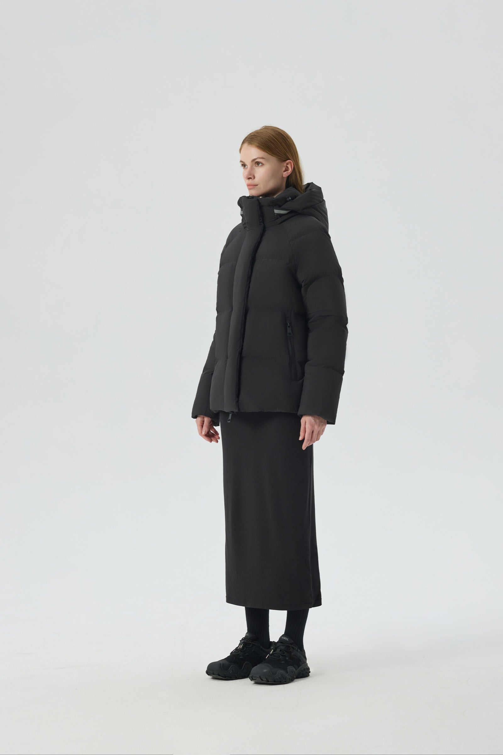 Summit Breeze Short Down Puffer black view 5