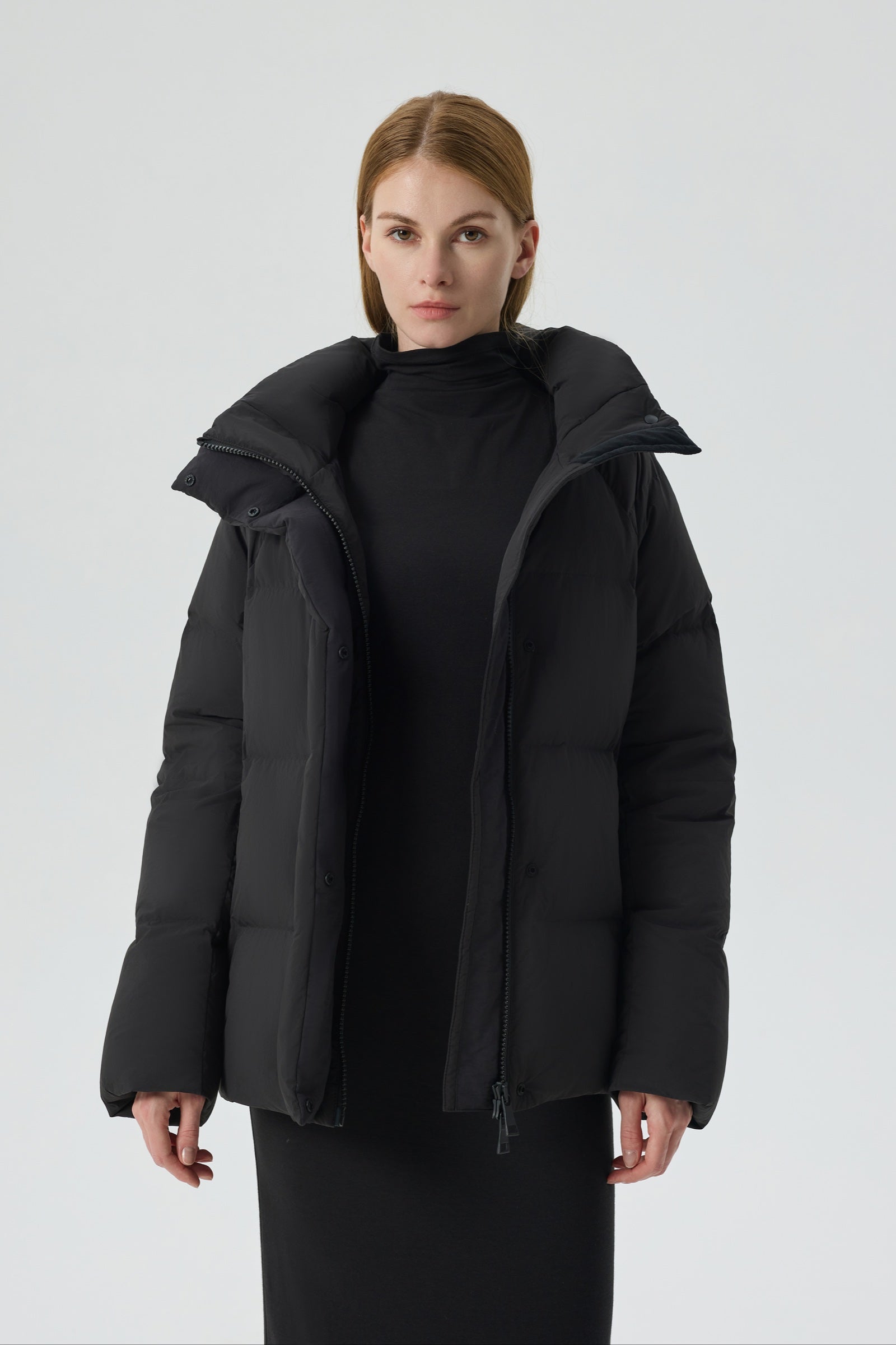 Summit Breeze Short Down Puffer black view 7