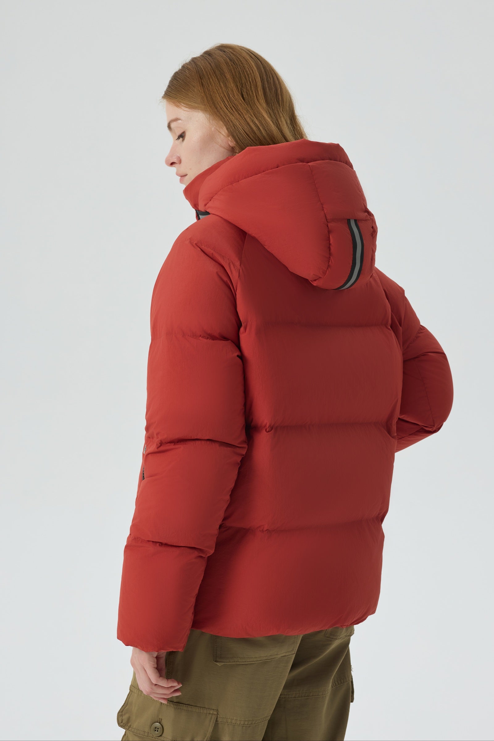 Summit Breeze Short Down Puffer red view 7