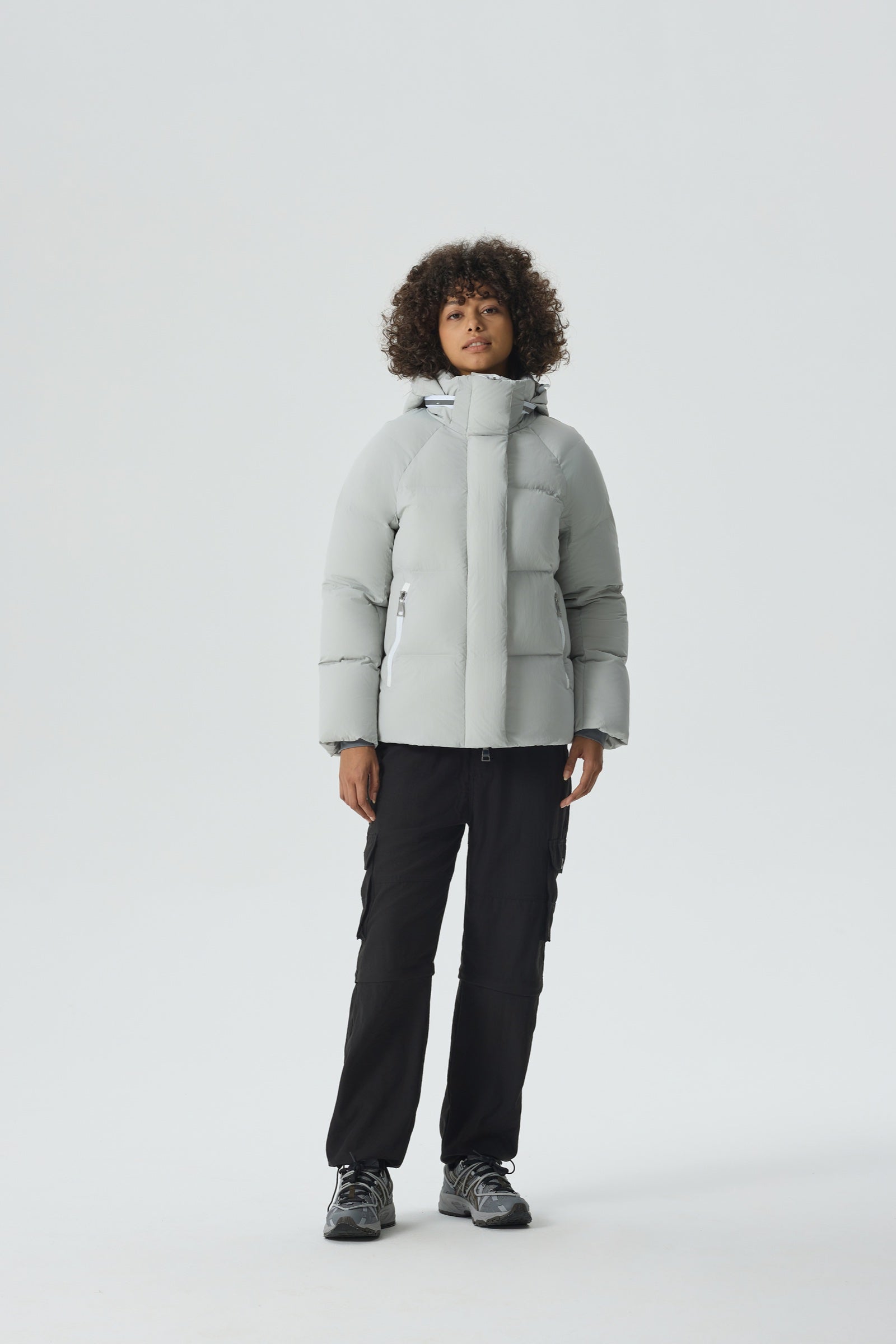 Summit Breeze Short Down Puffer silver view 2