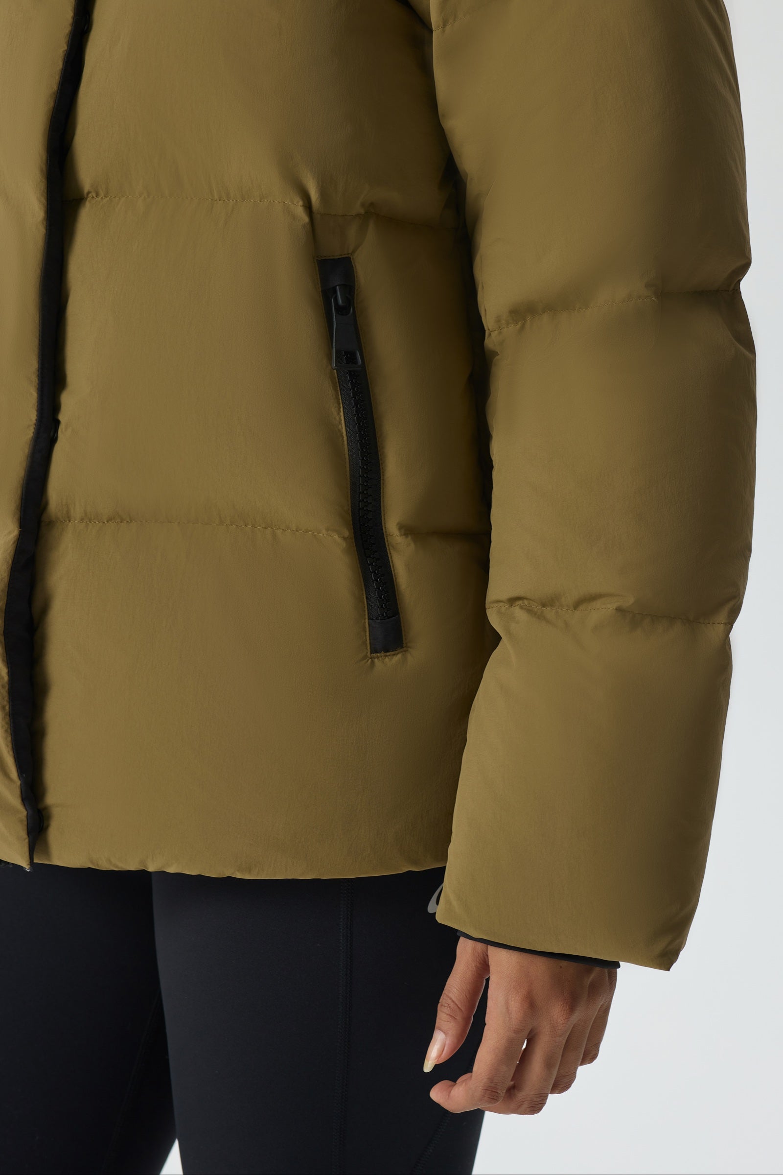 Summit Breeze Short Down Puffer yellow view 9