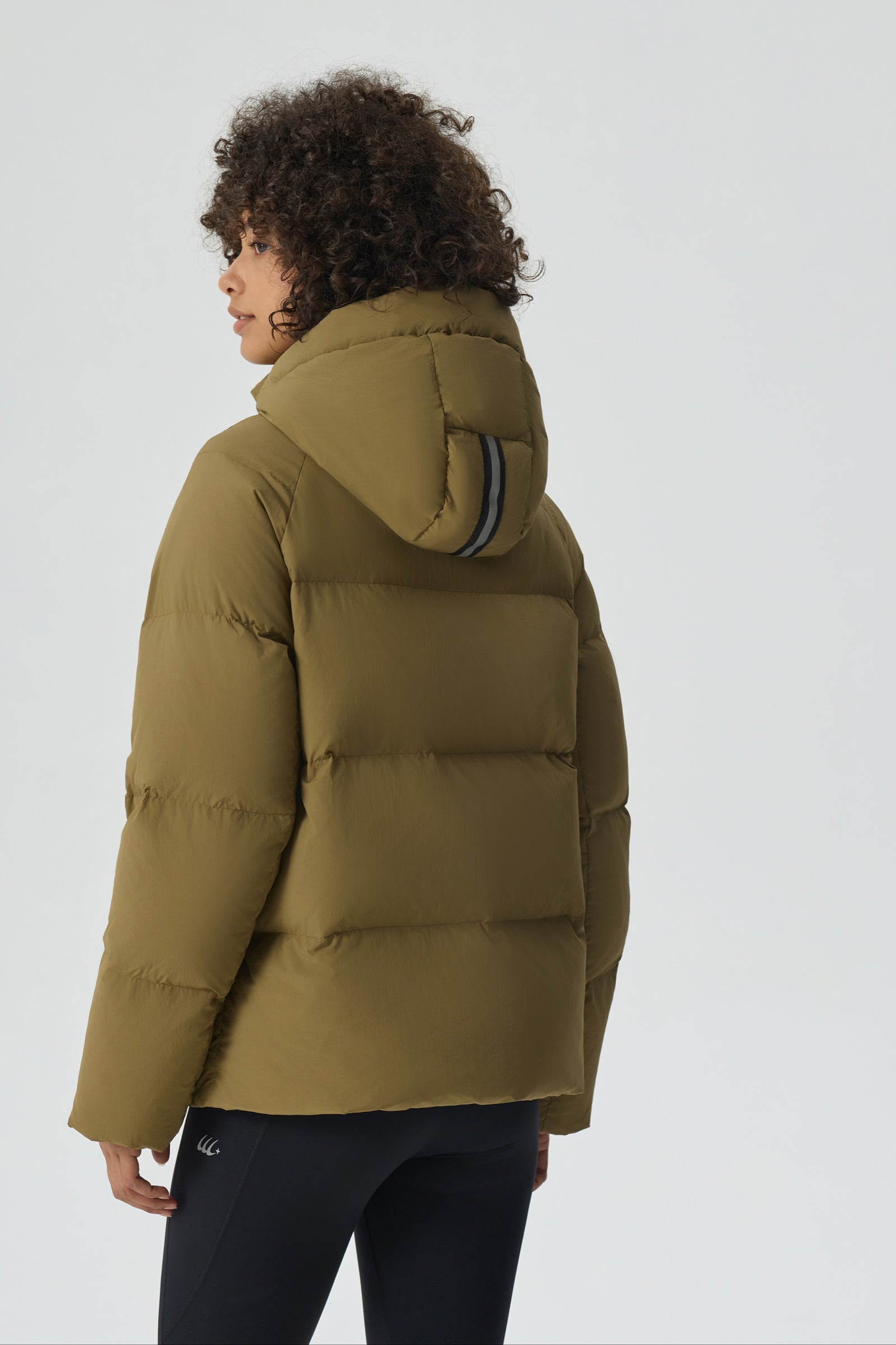 Summit Breeze Short Down Puffer yellow view 6