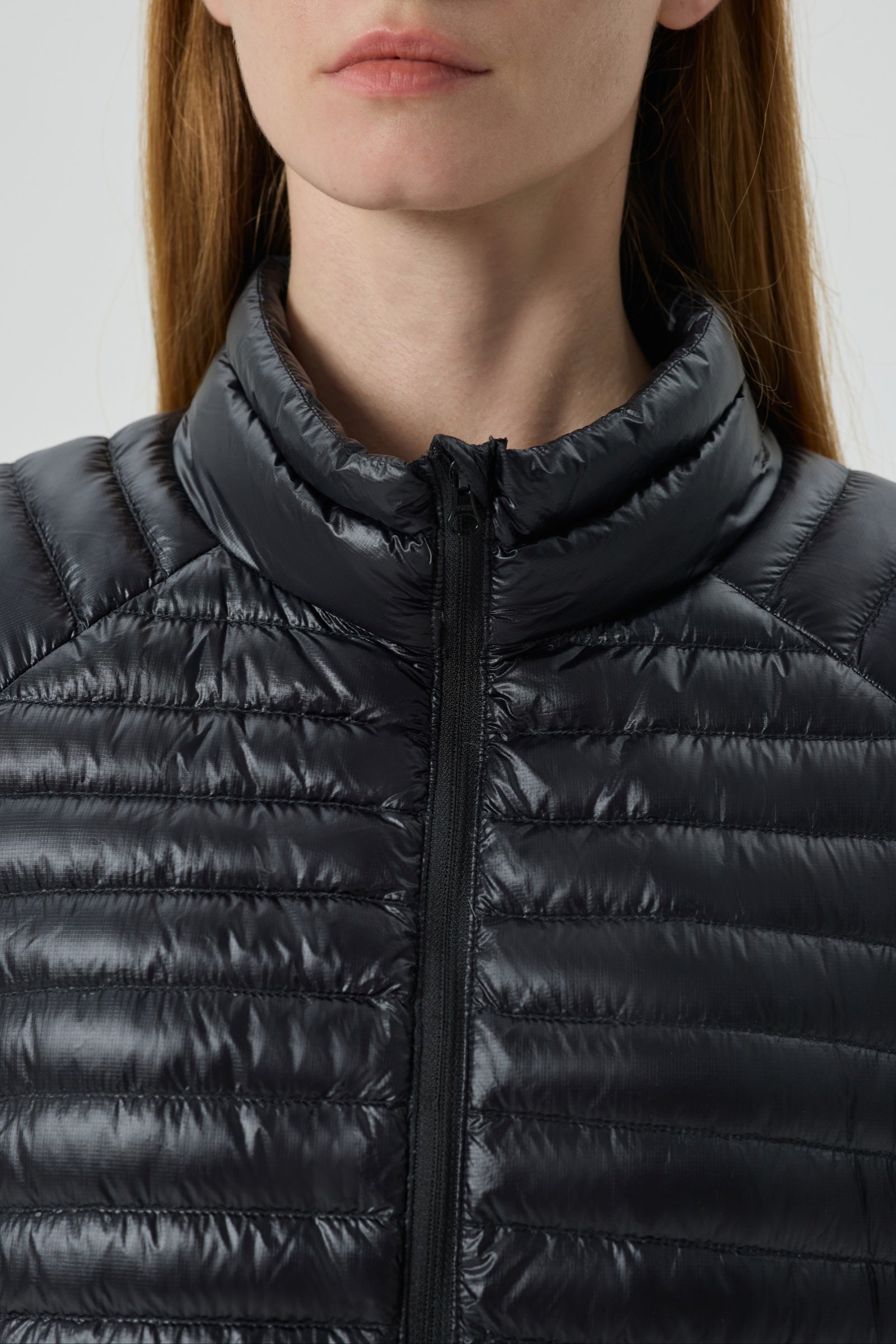 Aurora Packable Goose Down Jacket black view 8