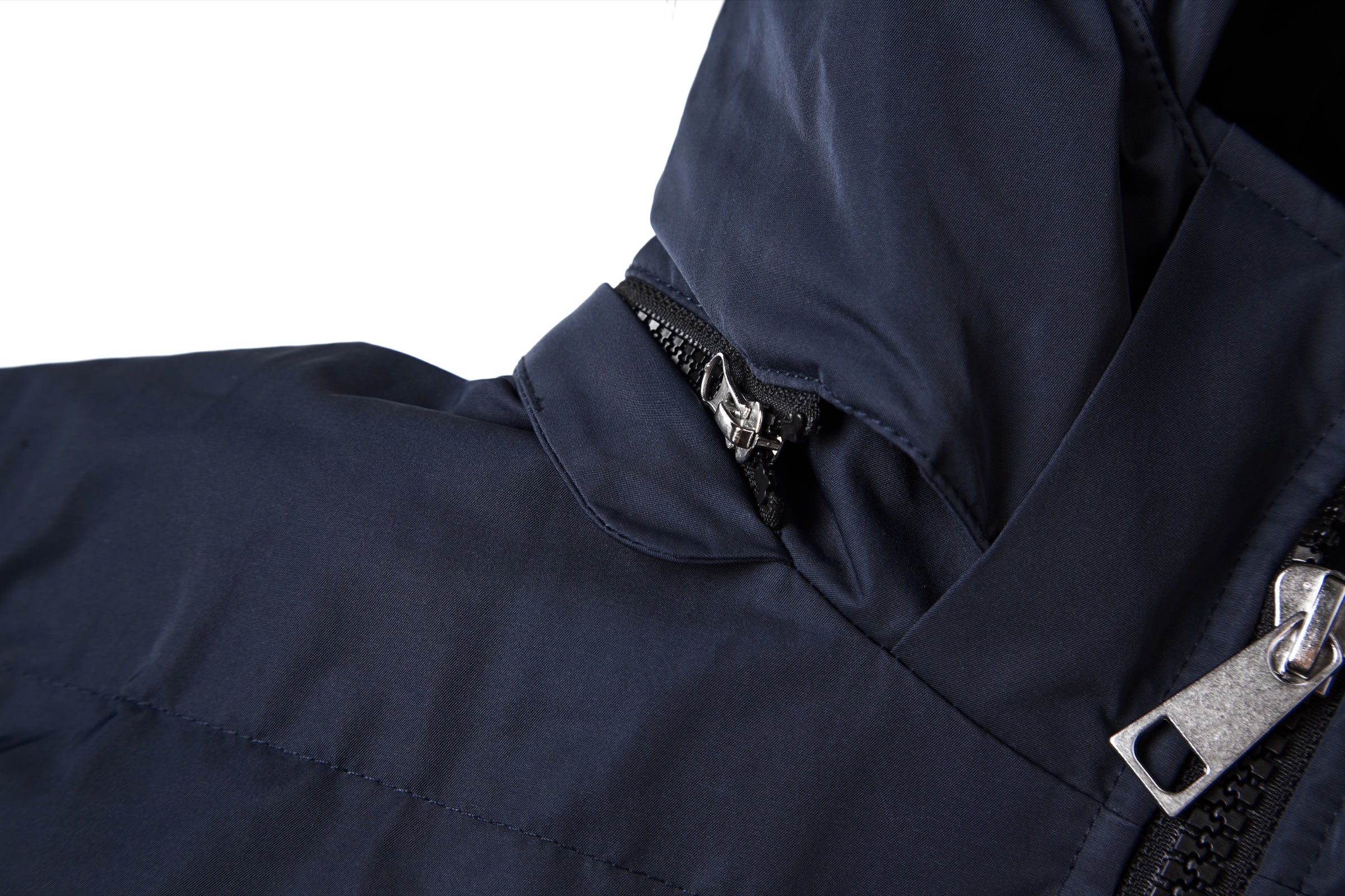 Waukee Long Down Parka Jacket navy view 7