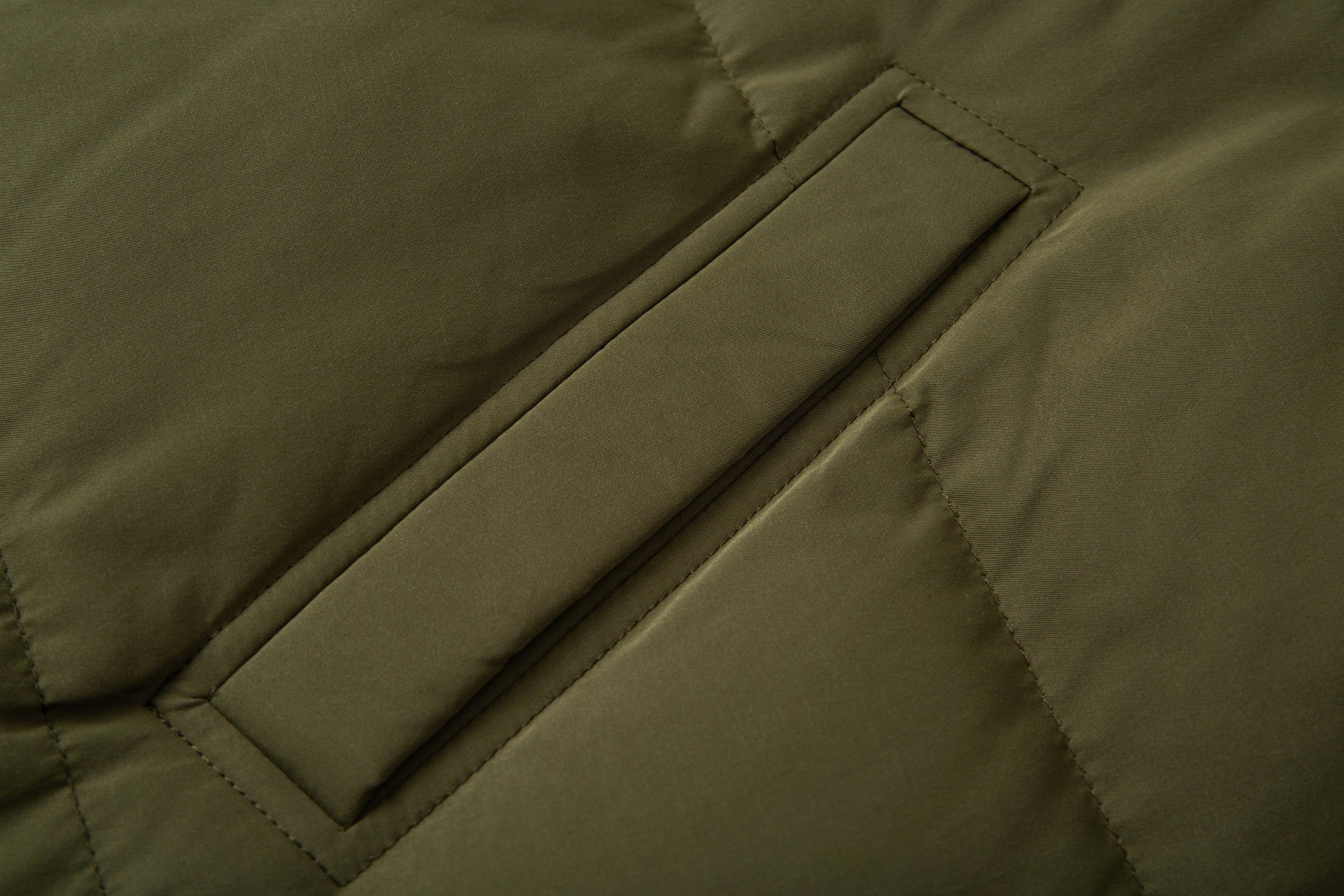 Waukee Long Down Parka Jacket olive view 9
